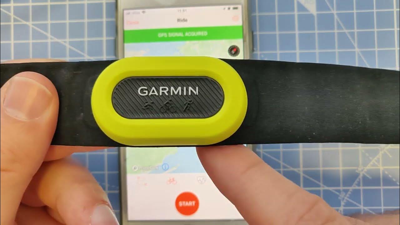 Garmin HRM Pro Starting Activity on Smartphone YouTube