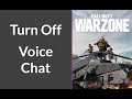 How to Disable Voice Chat Off in Warzone | How to Mute Voice Chat in Call of Duty: Warzone