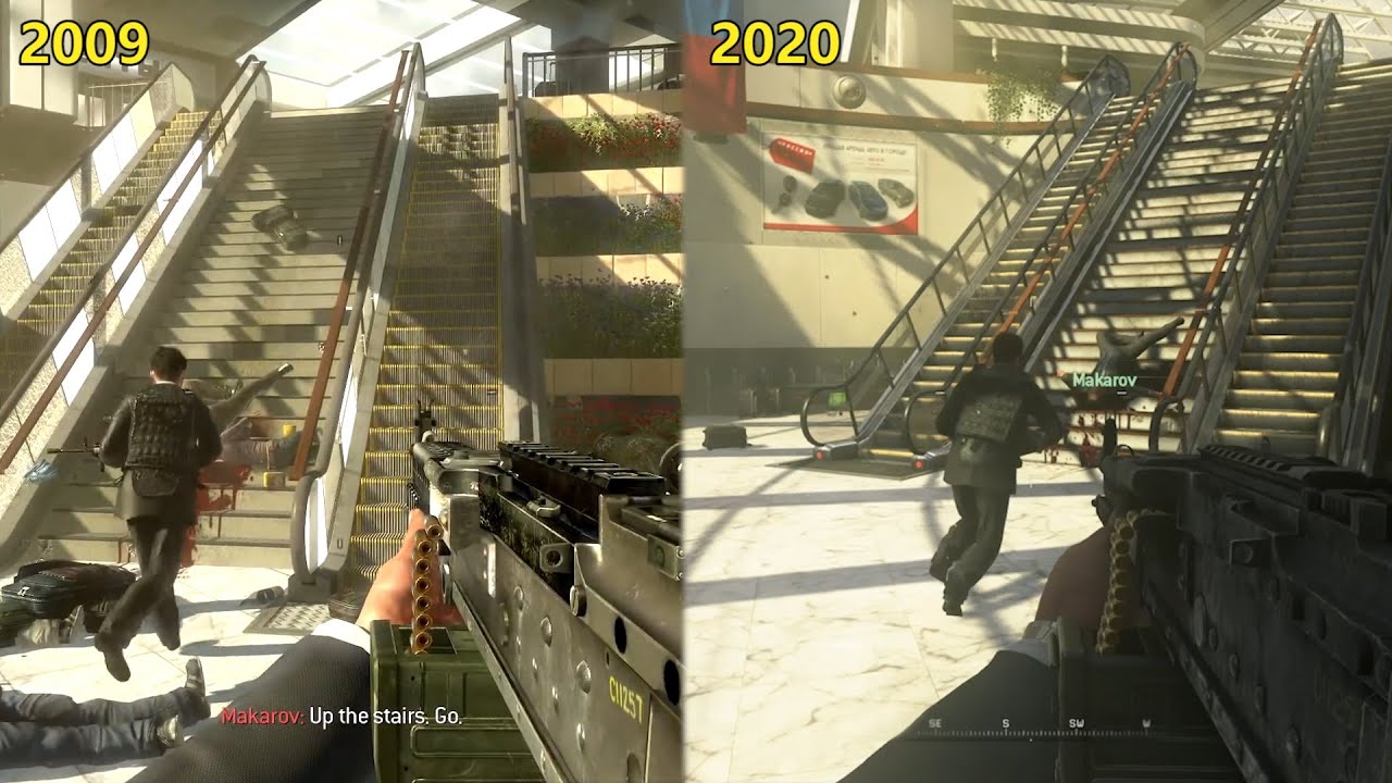 Modern Warfare 2 (2009) VS Modern Warfare 2 (2022) Comparison Video 