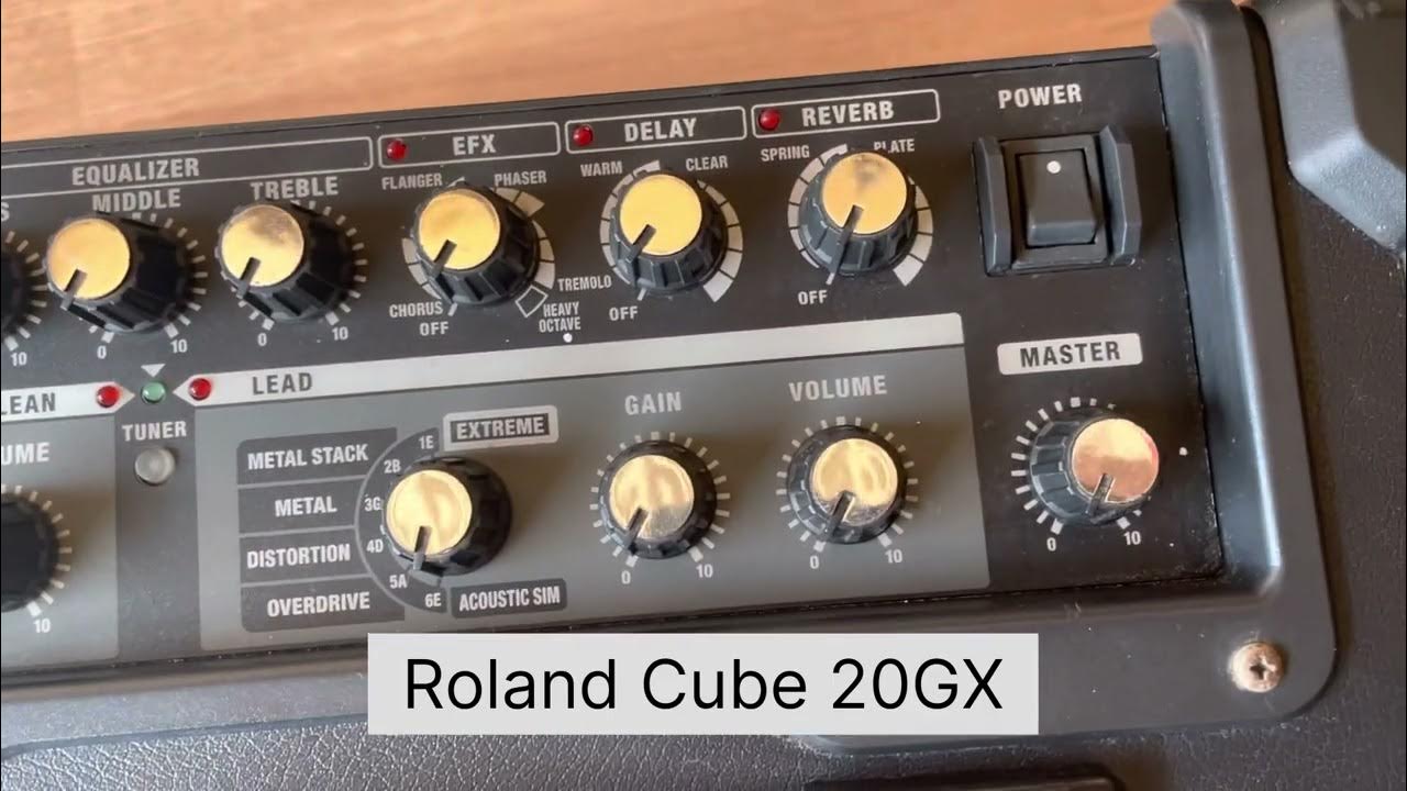 Roland Cube 20GX YouTube