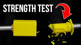 3D Printed Threads | How Strong Can They Get?
How Strong are fully 3D printed threads? Today we run some tests and find out!
Print settings used:
- AnkerMake M5c
- AnkerMake PLA+ Filament
- 205c nozzle temp & 60c bed temp
- 0.2mm layer height
- 150mm/s print speed
- Triangular Infill
Check out the AnkerMake M5C: https://shrsl.com/4at97
My other channel: https://www.youtube.com/channel/UCws8RYvQRYssCFNoupp4zmA
Get Great Deals On Used Camera Gear at KEH! https://www.shareasale.com/u.cfm?d=600828&m=66875&u=2877116
Get 2 FREE Months of Artlist! https://bit.ly/30OVt8S
Get TubeBuddy To Grow Your Channel: https://www.tubebuddy.com/FOXTAILWHIPZ
Get 2 FREE Audio Books with Audible! https://amzn.to/3gSHF3j
Instagram: @adamharig_
Gear I Recommend:
Favorite Budget Camera: https://amzn.to/41axLCp
Favorite Budget Lens: https://amzn.to/3XJcaOG
Great Lens Adapter: https://amzn.to/3IiBepY
Great Wireless Mic: https://amzn.to/3KlnJbC
Do-It-All Tripod: https://amzn.to/3xHI6YZ
My Gear:
Cameras
My YouTube Camera: https://amzn.to/3Dkd0Ln
Budget YouTube Camera: https://amzn.to/3RNHkBK
My Photo Camera: https://amzn.to/3B7pKSx
Lenses
My A Roll Lens: https://amzn.to/3Dffnz1
Wide Angle Lens: https://amzn.to/3U1GByK
Portrait Lens: https://amzn.to/3RRTdXt
Other Gear
Tripod: https://amzn.to/3ElcFaX
Travel Tripod: https://amzn.to/3xHI6YZ
Mini Tripod: https://amzn.to/3SaEAin
Microphone: https://amzn.to/3qy7gWo
Editing Computer: shorturl.at/CP028
Headphones: https://amzn.to/3B5Kvyf
Mouse: https://amzn.to/3RPp1fC
Gimbal: https://amzn.to/3L5wsgp
Main Studio Light: https://amzn.to/3xdfB5M
Accent Lights: https://amzn.to/3xfqNPf
#3d #print #threads
AFFILIATE DISCLOSURE:
Some of the links used in the description will direct you to Amazon, as an Amazon Associate I earn from qualifying purchases at no additional cost to you. 3D Printed Threads | How Strong Can They Get?