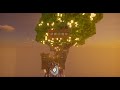 (Minecraft Survival Tutuorial): Magical Treehouse Village