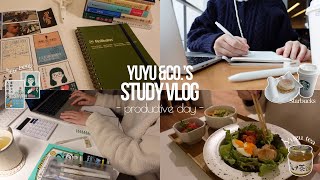 Study vlog / Waking up 5am & Studying for 8 hours📖🏃‍♀️ / productive day / going to the gym / haul