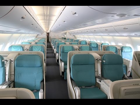 B777-300er Korean Air business class. 1080p 60fps - YouTube