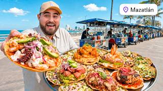 Probé TODAS las TOSTADAS que ENCONTRAMOS en MAZATLÁN 😱