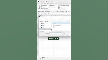 how to import pdf data in excel 🤯2025 #education #excel #trending #viral #shorts #kge