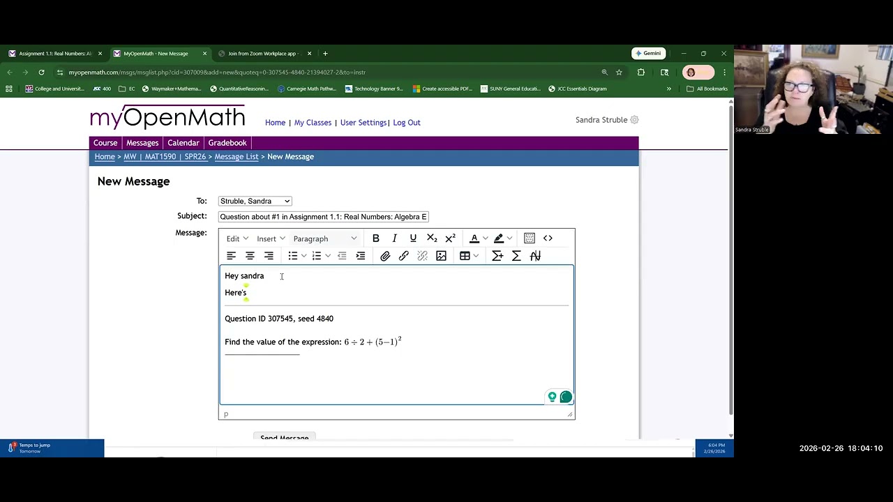 Mom Math Time Change Using MOM (MyOpenMath) - YouTube