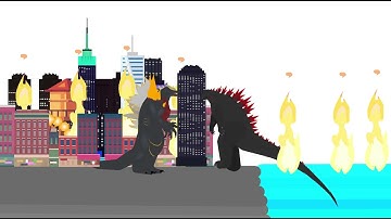 Godzilla vs space Godzilla ￼(part 2)