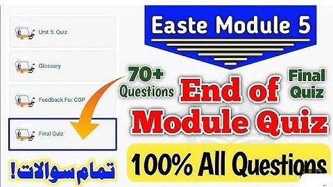 End of module quiz module 5 unit 3 | final quiz of module 5 #module5 #module5quiz