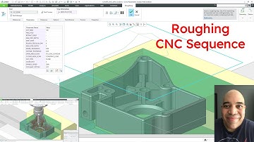 Creo Parametric - CNC Manufacturing - How to Create a Roughing Sequence