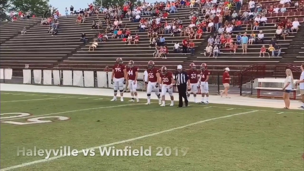 Highlights from Haleyville vs Winfield 2019
