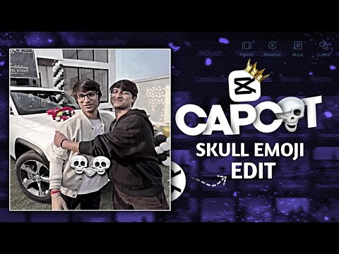 ​Ae Like Skull Emoji Edit Tutorial 💀 | CapCut Video Editing Tutorial | Basant Zone @souravjvlogs