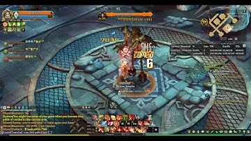 Tree of Savior Post Patch Test - Highlander 2 Corsair 3 Shinobi vs 290 Boss