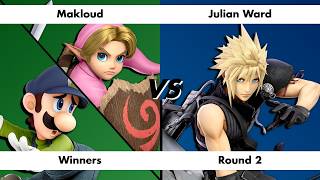 NPC SSBU Tournament Top 32 - Makloud (Young Link / Luigi) Vs. Julian Ward (Cloud)