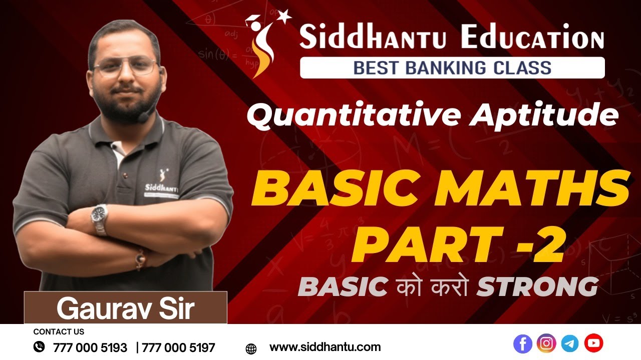 Intro & Basic Maths Part 02 - YouTube
