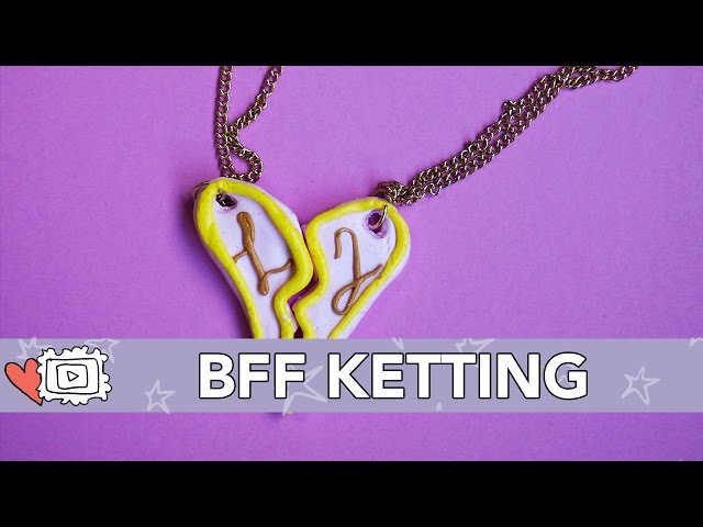 lucht Locomotief Sterkte Jills Bonus DIY: BFF Ketting - YouTube