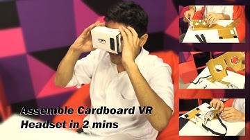 Google Cardboard 3D Virtual Reality Kit | Assemble VR Headset In Minutes