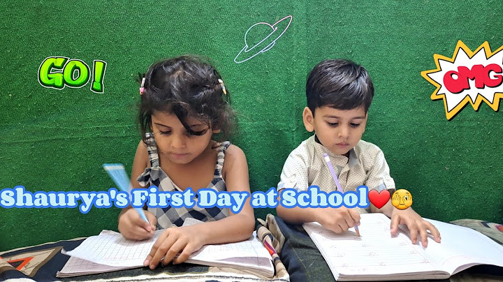 Shaurya's First Day at School 🏫 😌 #new