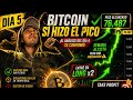 DÍA 5 | Se cumplió el análisis del Día 4 👀 Bitcoin llegó a 76,487