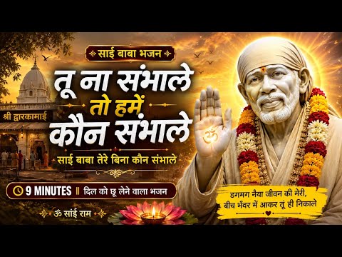🌺 दिल को छू लेने वाला साईं भजन | तू ना संभाले तो हमें कौन संभाले #sairam #lofi ,#lofimusic #viral
