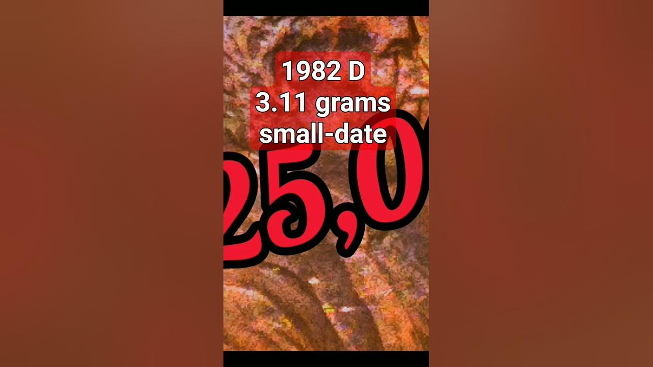 1982-d-small-date-3-11-g-error-penny-value-shorts-penny-youtube