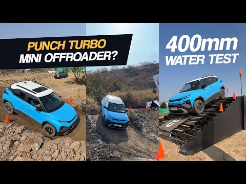 New Tata Punch Turbo Highway Drive + Hardcore Off-Road Test | 400mm Water Wading