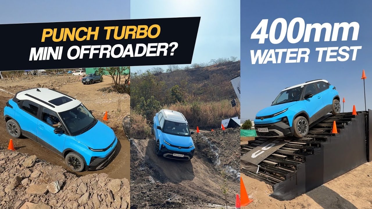 New Tata Punch Turbo Highway Drive + Hardcore Off-Road Test | 400mm Water Wading