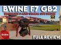 BWINE F7 GB2 4K Brushless 3-axis Gimbal GPS Drone 3KM Range | Full Review