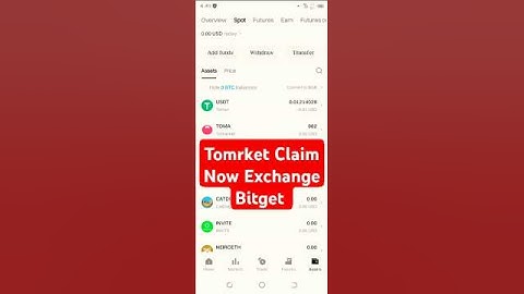 Tomarket Token Withdraw On Aptos | $TOMA Claim Bitget Wallet Lite | Tomarket Listing Price