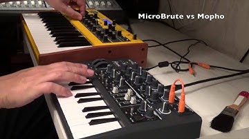 Analogue Synth Battle: Arturia MicroBrute vs DSI Mopho by REWO - Images and sounds in HD