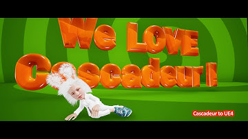 Cascadeur animation to UE4 demo project