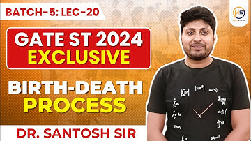 GATE STATISTICS 2025 | Birth Death Process | Mathstats :8810409392