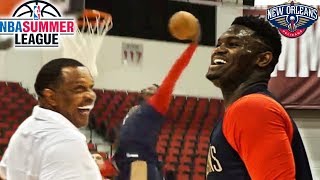 Zion Williamson FIRST PRACTICE in the NBA with the PELICANS!