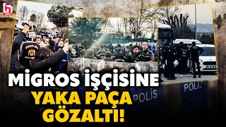 İşçi̇ye Deği̇l, Patrona Kalkan Migros Depo Işçilerine Patronun Evi Önünde Abluka Çok Sayıda Gözaltı