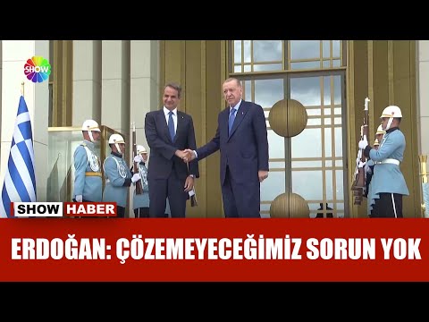 Erdoğan Miçotakis'i kabul etti