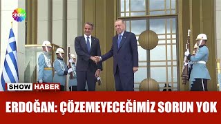 Erdoğan Miçotakis'i kabul etti