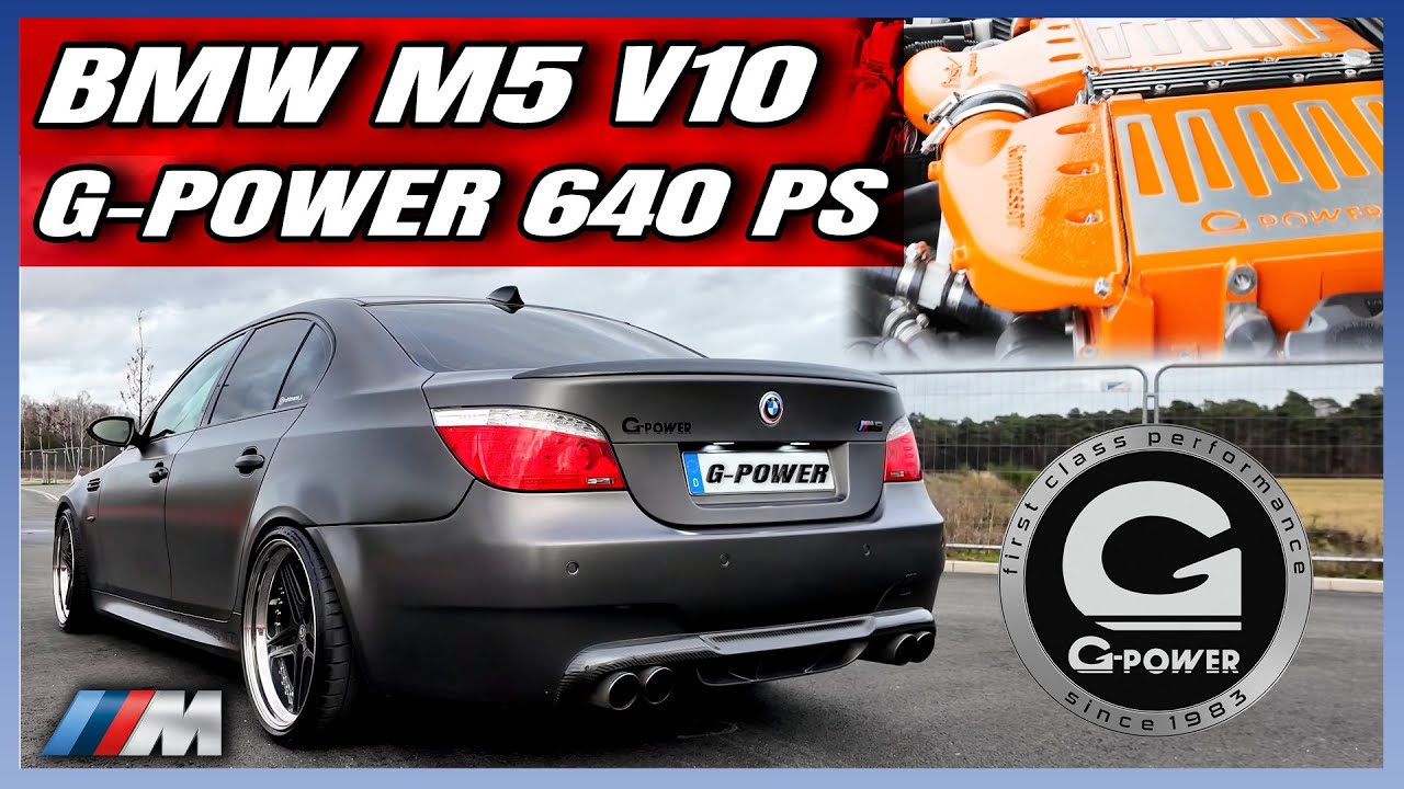 BMW M5 E60 V10 G-Power Kompressor! Endlich geiler V10 Klang! | Review ...