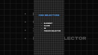 CSS selector & Element selector 💻#programming #javascript #css #html #html5 #coding #code#webdesign