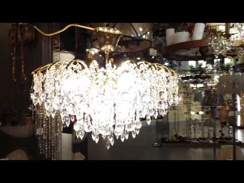 Подвесная люстра DL-9161/65 Gold strass