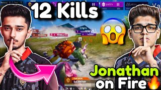 JONATHAN on Fire🔥 • GodLike 12 Kills Domination 🥵👑