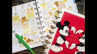 🥸 Academic Planner | 2021 Full Year Flip Through 💫  | Happy Planner | Mickey Mouse Vertical Planner