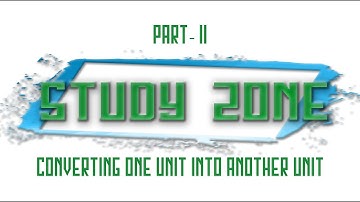 Converting one Unit Into Another Unit | SI to CGS | English