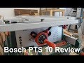 Bosch PTS 10 Unboxing, Assembly, and Review (English)