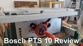 Zoek machine optimalisatie Tirannie kaping Bosch PTS 10 Unboxing, Assembly, and Review (English) - YouTube