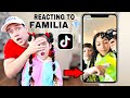REACTING TO FAMILIA DIAMOND TIKTOKS!! | Jancy Family
