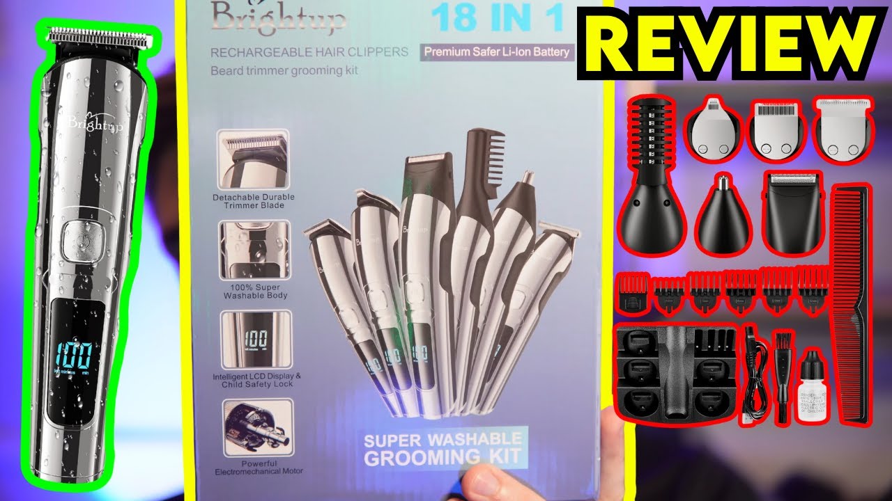 Brightup Beard Trimmer Hair Clippers Review