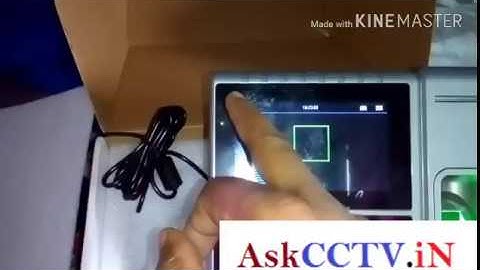 how to set date and time in biometric attendance machine essl