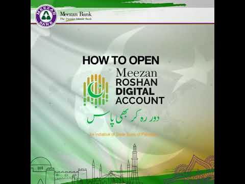 How to open Meezan Roshan Digital Account