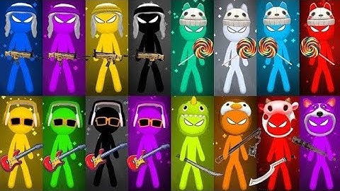 # 77 Stickman party - gameplay