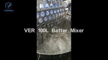 VER 100L Batter Mixer Operation Video